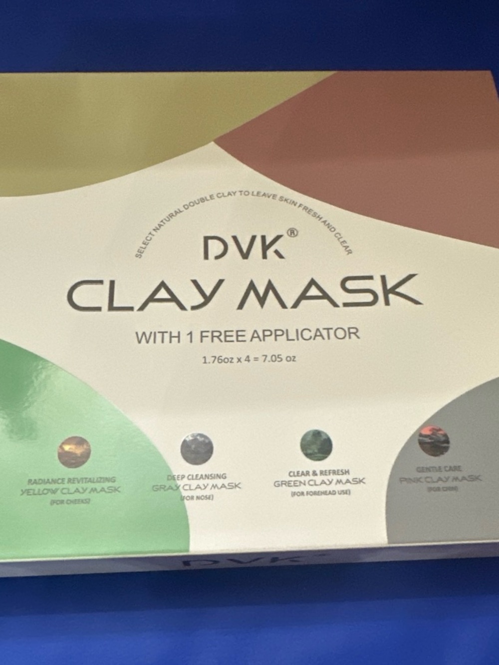 DV by Dolce Vita Clay Mask Set — Yellow, Gray, Green, Pink